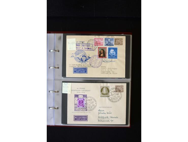 1952/90, Privatganzsachen-Sammlung mit ca. 1300 Umschlägen, Karten, Streifbändern etc., ungebraucht und gestempelt mit Double