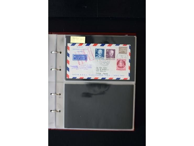 1952/90, Privatganzsachen-Sammlung mit ca. 1300 Umschlägen, Karten, Streifbändern etc., ungebraucht und gestempelt mit Double