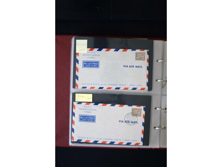 1952/90, Privatganzsachen-Sammlung mit ca. 1300 Umschlägen, Karten, Streifbändern etc., ungebraucht und gestempelt mit Double