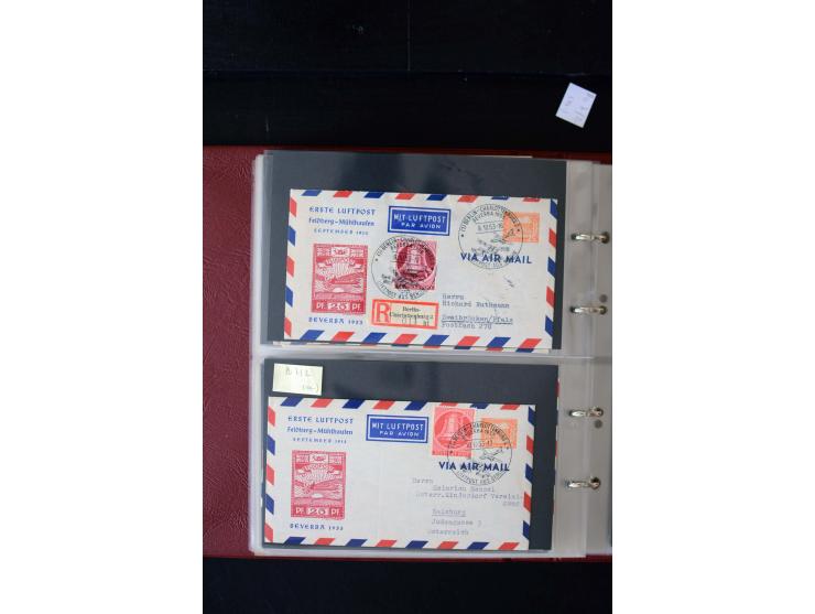 1952/90, Privatganzsachen-Sammlung mit ca. 1300 Umschlägen, Karten, Streifbändern etc., ungebraucht und gestempelt mit Double