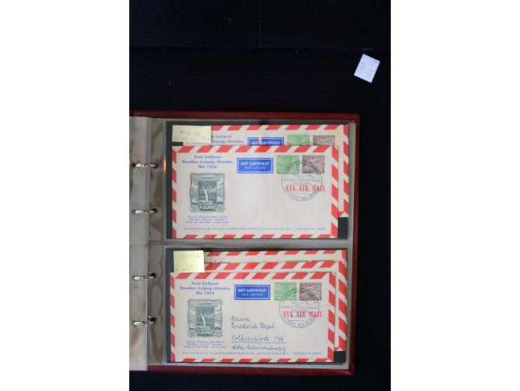 1952/90, Privatganzsachen-Sammlung mit ca. 1300 Umschlägen, Karten, Streifbändern etc., ungebraucht und gestempelt mit Double