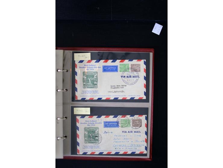 1952/90, Privatganzsachen-Sammlung mit ca. 1300 Umschlägen, Karten, Streifbändern etc., ungebraucht und gestempelt mit Double