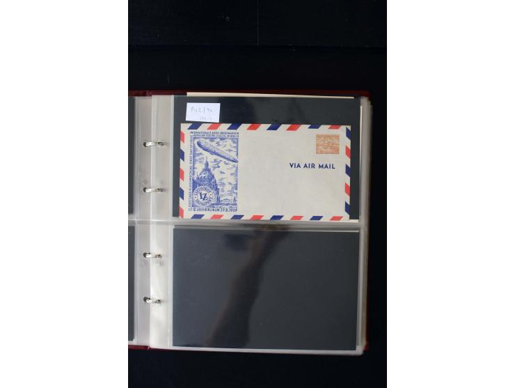 1952/90, Privatganzsachen-Sammlung mit ca. 1300 Umschlägen, Karten, Streifbändern etc., ungebraucht und gestempelt mit Double
