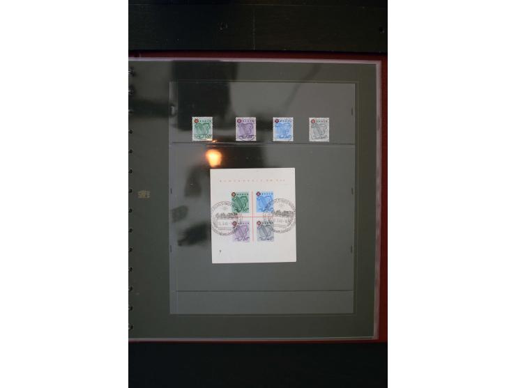 1945/49, in den Hauptnummern weit überkomplette Sammlung mit vielen weiteren Besonderheiten wie Mi.-Nr. 11-13 vL, Baden Block