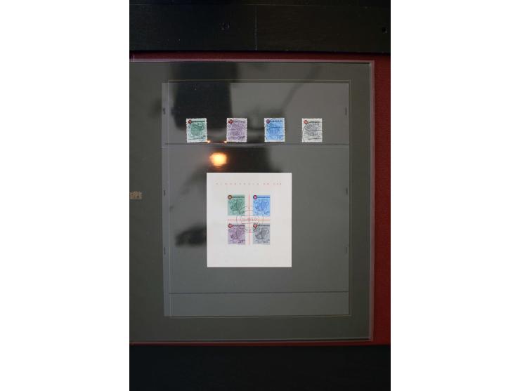1945/49, in den Hauptnummern weit überkomplette Sammlung mit vielen weiteren Besonderheiten wie Mi.-Nr. 11-13 vL, Baden Block