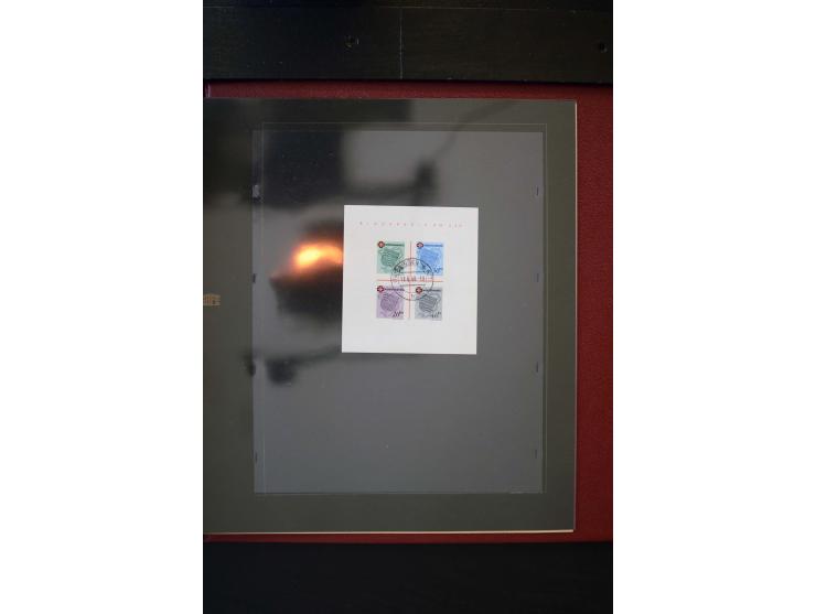 1945/49, in den Hauptnummern weit überkomplette Sammlung mit vielen weiteren Besonderheiten wie Mi.-Nr. 11-13 vL, Baden Block