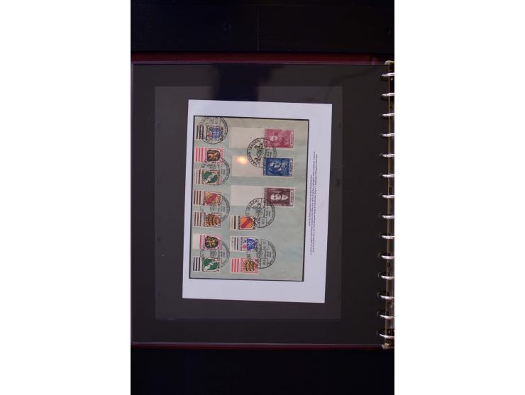 1945/49, in den Hauptnummern weit überkomplette Sammlung mit vielen weiteren Besonderheiten wie Mi.-Nr. 11-13 vL, Baden Block