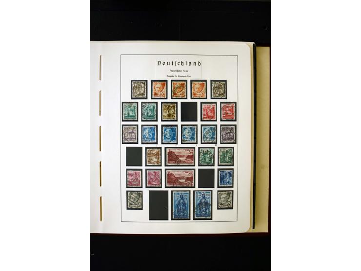 1945/49, postfrische und ungebrauchte in den Hauptnummern kpl. Sammlung mit Konstanz II, dazu gestempelte Sammlung teils sign