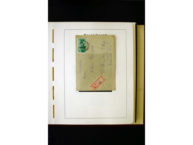 1945/49, postfrische und ungebrauchte in den Hauptnummern kpl. Sammlung mit Konstanz II, dazu gestempelte Sammlung teils sign