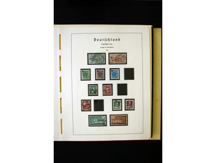 1945/49, postfrische und ungebrauchte in den Hauptnummern kpl. Sammlung mit Konstanz II, dazu gestempelte Sammlung teils sign