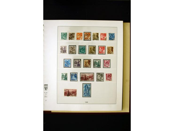 1945/49, postfrische und ungebrauchte in den Hauptnummern kpl. Sammlung mit Konstanz II, dazu gestempelte Sammlung teils sign