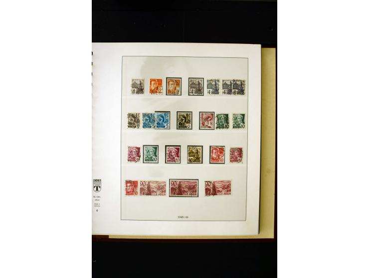 1945/49, postfrische und ungebrauchte in den Hauptnummern kpl. Sammlung mit Konstanz II, dazu gestempelte Sammlung teils sign