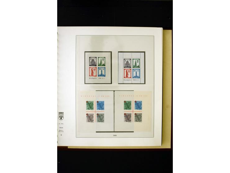 1945/49, postfrische und ungebrauchte in den Hauptnummern kpl. Sammlung mit Konstanz II, dazu gestempelte Sammlung teils sign