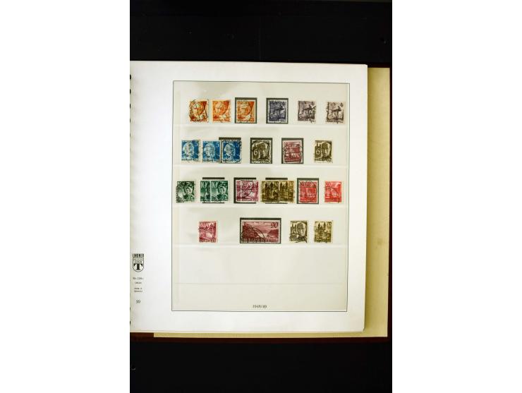 1945/49, postfrische und ungebrauchte in den Hauptnummern kpl. Sammlung mit Konstanz II, dazu gestempelte Sammlung teils sign