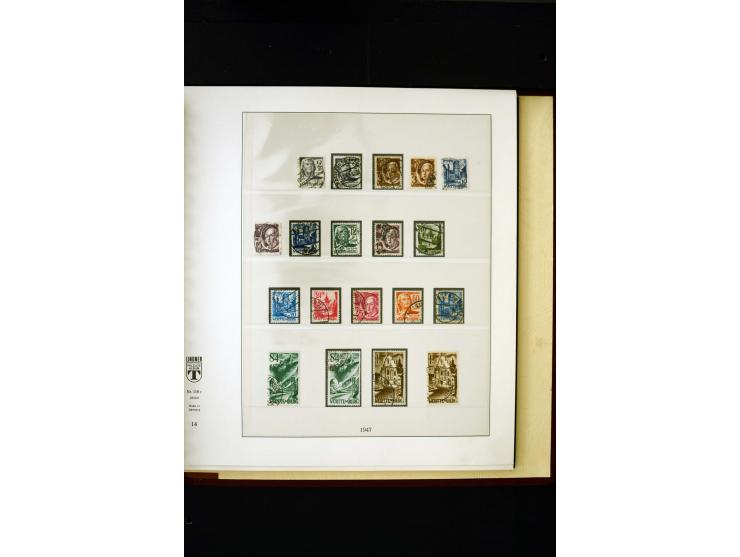 1945/49, postfrische und ungebrauchte in den Hauptnummern kpl. Sammlung mit Konstanz II, dazu gestempelte Sammlung teils sign