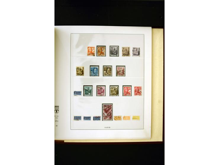 1945/49, postfrische und ungebrauchte in den Hauptnummern kpl. Sammlung mit Konstanz II, dazu gestempelte Sammlung teils sign