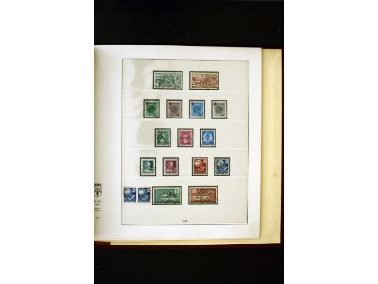 1945/49, postfrische und ungebrauchte in den Hauptnummern kpl. Sammlung mit Konstanz II, dazu gestempelte Sammlung teils sign