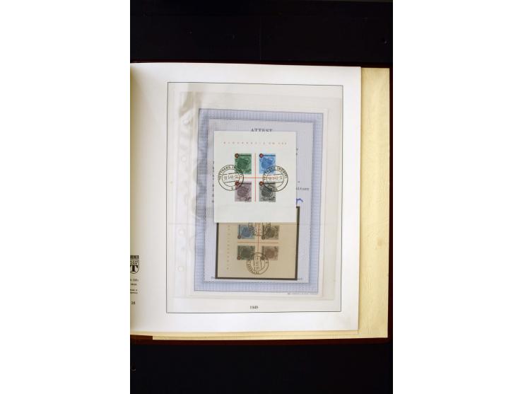 1945/49, postfrische und ungebrauchte in den Hauptnummern kpl. Sammlung mit Konstanz II, dazu gestempelte Sammlung teils sign