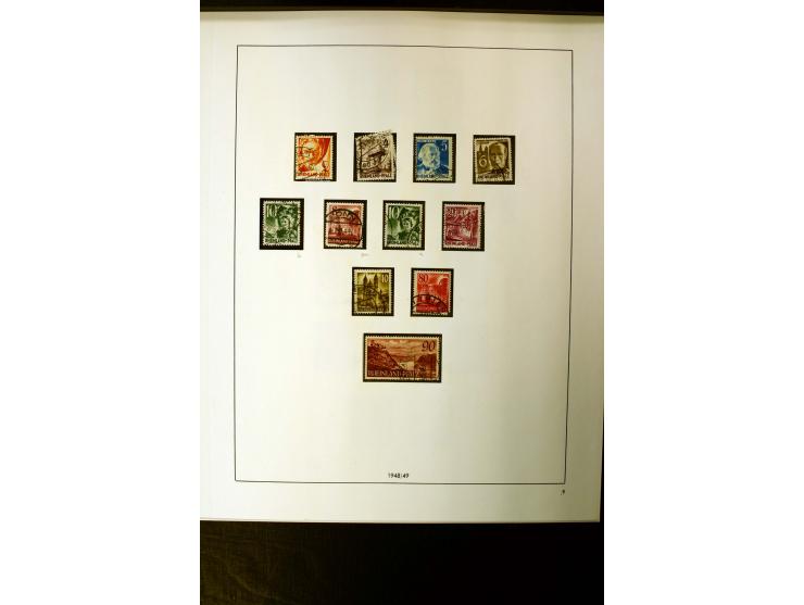 1945/49, gestempelte Sammlung mit KonstanzII doppelt sign. Schlegel BPP, alles Blocks (3 Fotoatteste und ein Fotobefund Strau