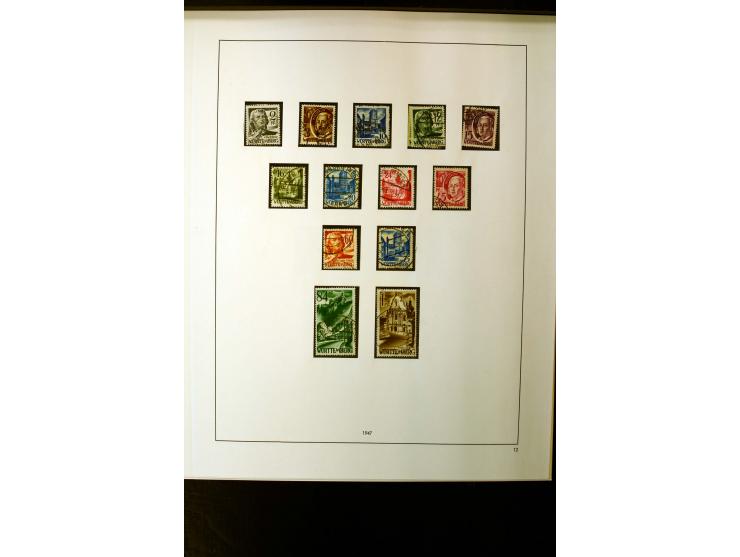 1945/49, gestempelte Sammlung mit KonstanzII doppelt sign. Schlegel BPP, alles Blocks (3 Fotoatteste und ein Fotobefund Strau