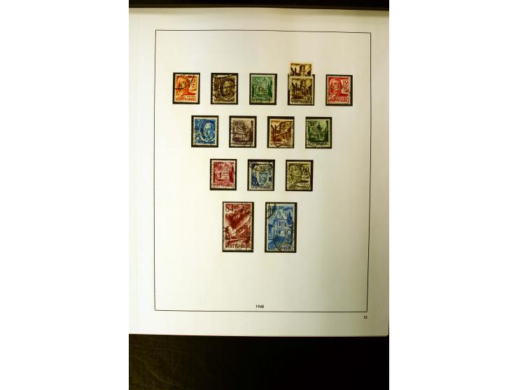 1945/49, gestempelte Sammlung mit KonstanzII doppelt sign. Schlegel BPP, alles Blocks (3 Fotoatteste und ein Fotobefund Strau