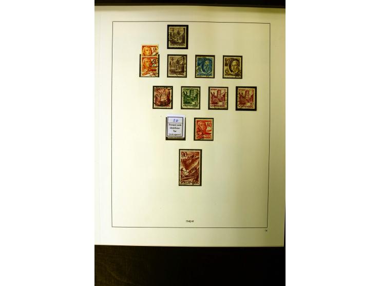 1945/49, gestempelte Sammlung mit KonstanzII doppelt sign. Schlegel BPP, alles Blocks (3 Fotoatteste und ein Fotobefund Strau