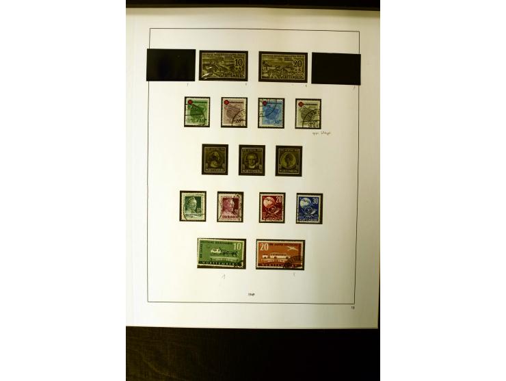 1945/49, gestempelte Sammlung mit KonstanzII doppelt sign. Schlegel BPP, alles Blocks (3 Fotoatteste und ein Fotobefund Strau