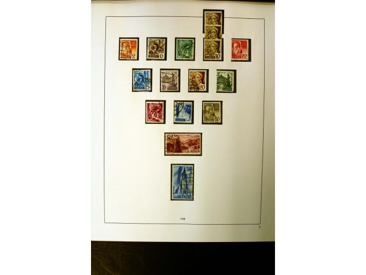1945/49, gestempelte Sammlung mit KonstanzII doppelt sign. Schlegel BPP, alles Blocks (3 Fotoatteste und ein Fotobefund Strau