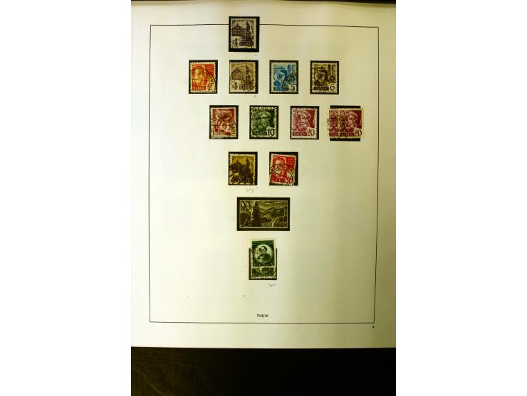 1945/49, gestempelte Sammlung mit KonstanzII doppelt sign. Schlegel BPP, alles Blocks (3 Fotoatteste und ein Fotobefund Strau