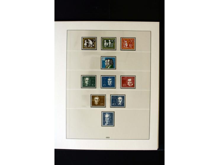 1949/2006, in den Hauptnummern bis 2002 komplette postfrische Sammlung, dazu 1994-2006 komplett in Zehnerbogen