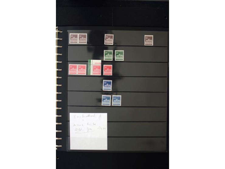 1949/2006, postfrische kpl. Sammlung, Posthorn und viele andere sign. Schlegel BPP, dazu Rollenmarken und Markenheftchen (u.a