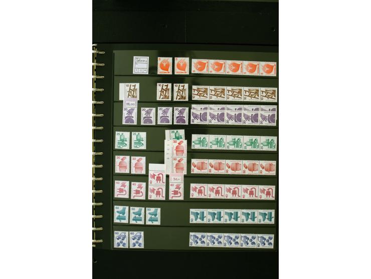1949/2006, postfrische kpl. Sammlung, Posthorn und viele andere sign. Schlegel BPP, dazu Rollenmarken und Markenheftchen (u.a