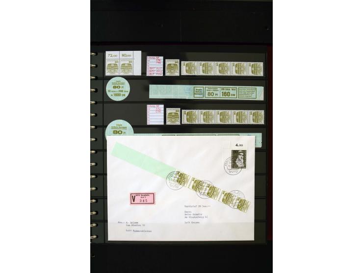 1949/2006, postfrische kpl. Sammlung, Posthorn und viele andere sign. Schlegel BPP, dazu Rollenmarken und Markenheftchen (u.a