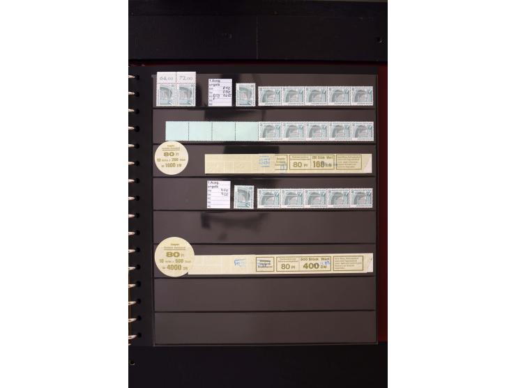 1949/2006, postfrische kpl. Sammlung, Posthorn und viele andere sign. Schlegel BPP, dazu Rollenmarken und Markenheftchen (u.a