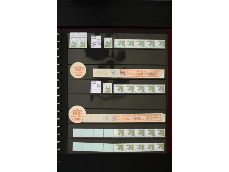 1949/2006, postfrische kpl. Sammlung, Posthorn und viele andere sign. Schlegel BPP, dazu Rollenmarken und Markenheftchen (u.a