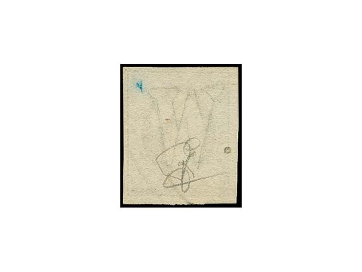 10 c. black, good to large margins, clear strike of circle mark of Capellen; extremely fine, signed Goebel