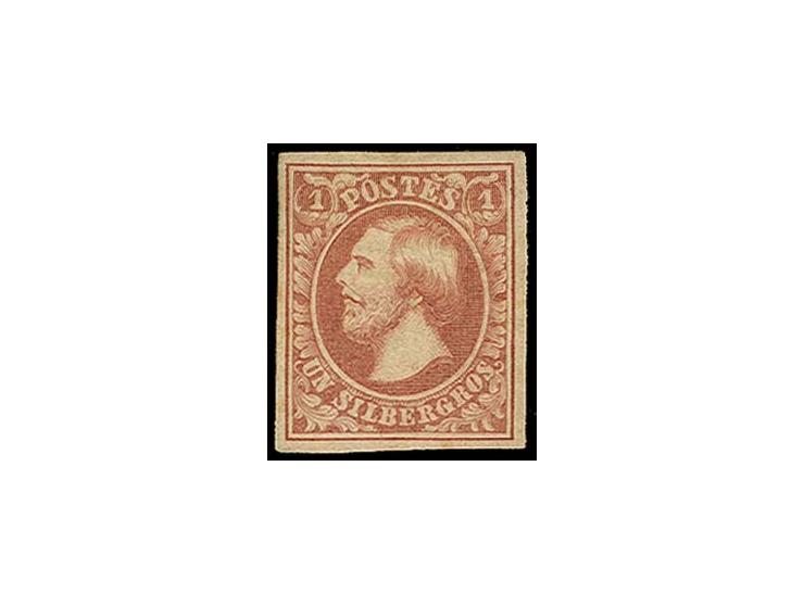 1 sgr. salmon (chair fonce), large margins and fresh colour, unused with original gum, a scarce stamp in superb condition, si