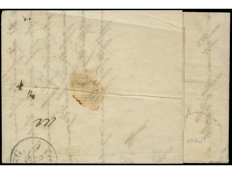 1 Gr. bräunlichlila in Mischfrankatur mit Preußen 1866, 10 Sgr. rosarot mit kurzem Bogenoberrand, mit Preußen-DKr. "NORDHAUSE