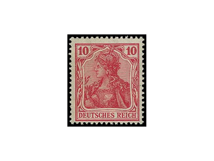 10 Pfg. magenta, postfrisch, Kabinett, sign. Dr. Hochstädter BPP und Fotoattest Jäschke-L. BPP (Mi. 1300,-)