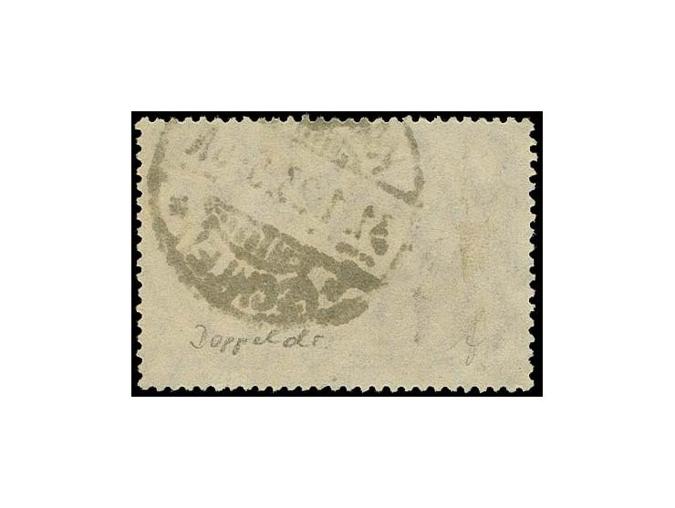 2,50 M. dunkelgraulila mit klarem Doppeldruck, sauber gestempelt, Kabinett, Fotoattest Weinbuch BPP
