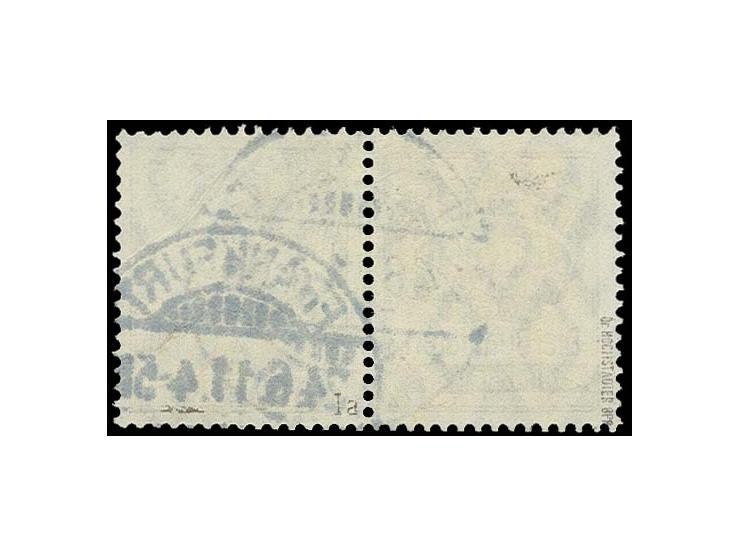 "Bienen-Honig" + 5 Pfg., sauber gestempelt, Kabinett, Fotoattest Jäschke-L. BPP (Mi. 1000,-)