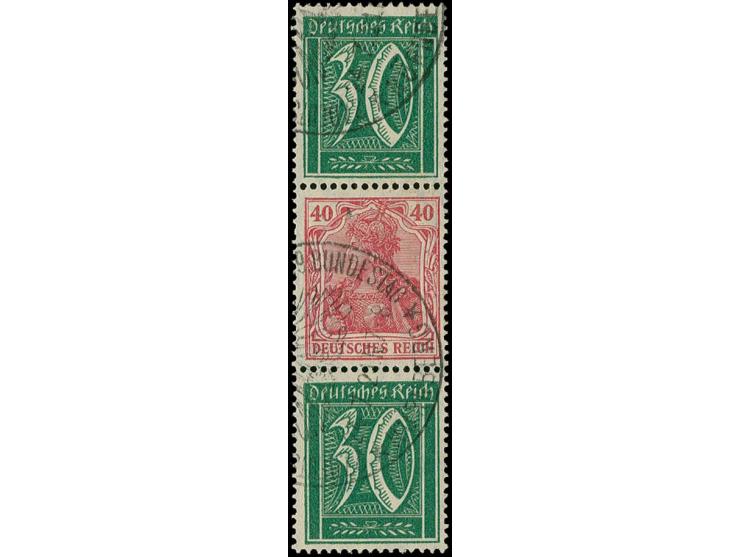 30+40+30 Pfg. mti Sonderstempel "NÜRNBERG 24.7.21", tadellos, sign. Infla, Fotoattest Fleiner BPP (Mi. 500,-)