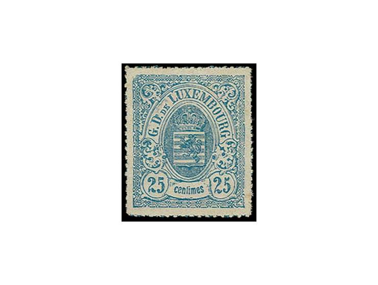 25 c. ultramarine, unused without gum, very fine, signed Goebel and F.S.P.L.