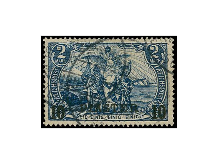 10 PIA auf 2 M., Type I, gestempelt, tadellos, sign. Bothe BPP, Fotobefund Jäschke-L. BPP