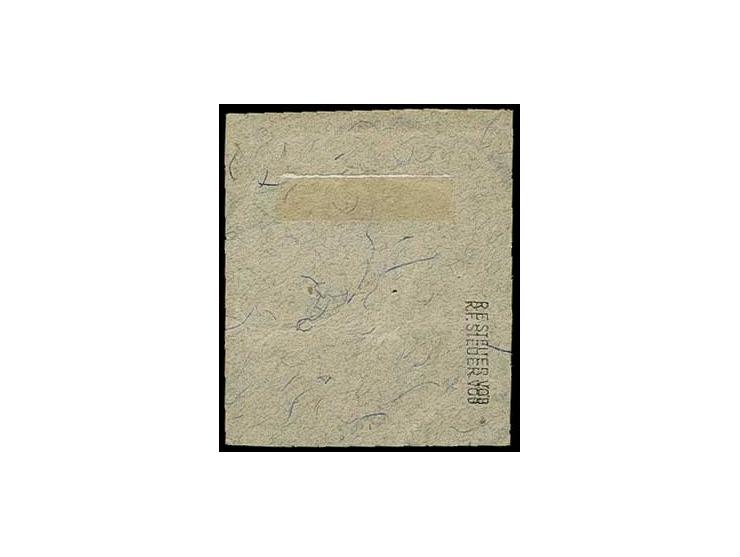 "Nauchas", hds. Vermerk mit Wanderstempel vom 12.12.03 auf Briefstück mit Kaiseryacht 10 Pfg., Kabinett, doppelt sign. R.Steu