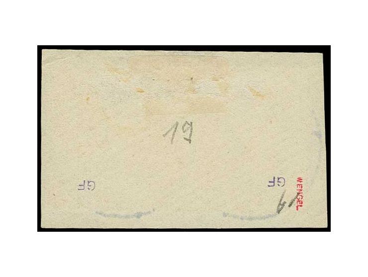 5 M. mit rechtem Bogenrand mit Stempel "LOME 13.1.07" auf Briefstück, Kabinett, u.a. sign. Engel und Fotottest Jäschke-L. BPP
