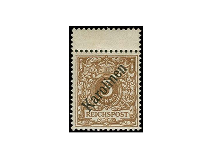 1899, Diagonalaufdruck 3 Pfg. mit Zwischenstegansatz, ungebraucht, tadellos, u.a. sign. Bothe, Fotoattest Jäschke-L. BPP