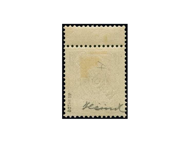 1899, Diagonalaufdruck 3 Pfg. mit Zwischenstegansatz, ungebraucht, tadellos, u.a. sign. Bothe, Fotoattest Jäschke-L. BPP
