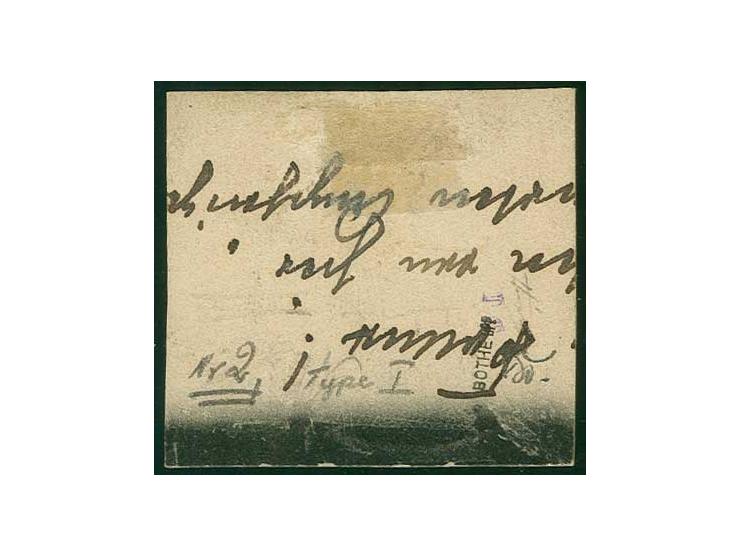 1900, 5 Pf auf 10 Pfg. mit sauberem Stempel "TSINGTAU 2/8 00" auf kleinem Briefstück, Kabinett, u.a. sign. Bothe BPP und Foto