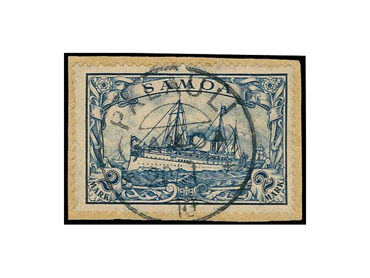 "PALAULI 20/1 10" klar auf 2 M. auf Briefstück, tadellos, sign. R.Steuer BPP